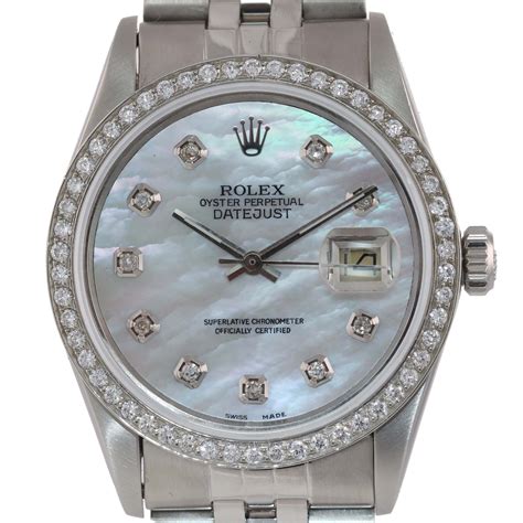 rolex datejust diamond bezel 36mm.